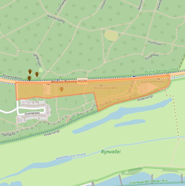 Kaart van postcodegebied 6703DW.