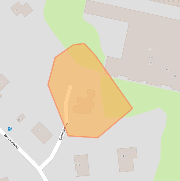 Kaart van postcodegebied 6703EA.