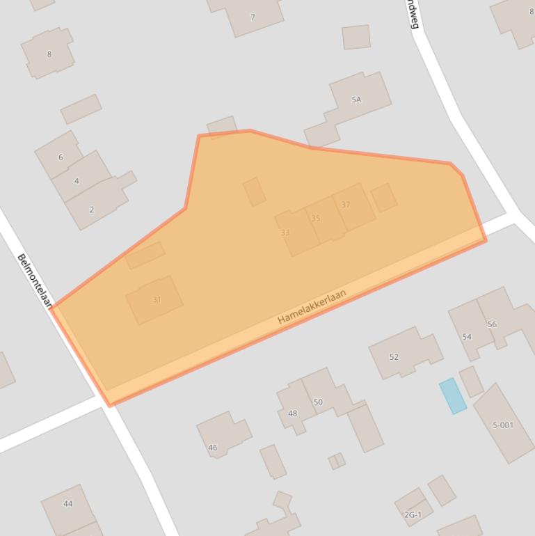 Kaart van postcodegebied 6703EH.