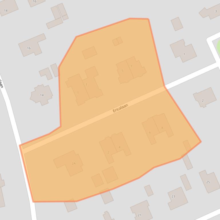 Kaart van postcodegebied 6703EM.