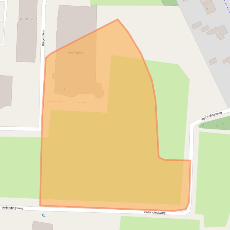 Kaart van postcodegebied 6703HD.