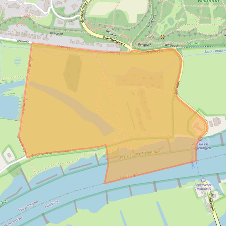 Kaart van postcodegebied 6703PA.