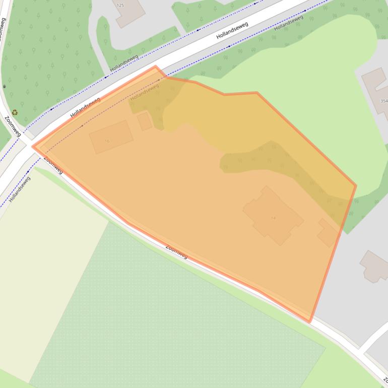 Kaart van postcodegebied 6705AA.