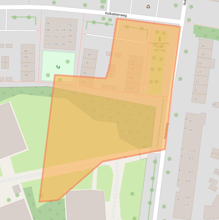 Kaart van postcodegebied 6706GS.
