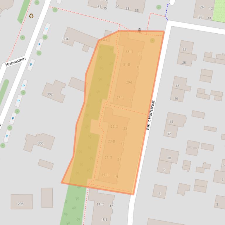 Kaart van postcodegebied 6706KG.