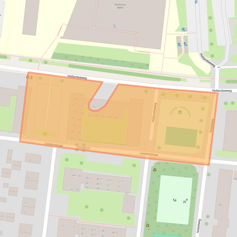 Kaart van postcodegebied 6706KV.