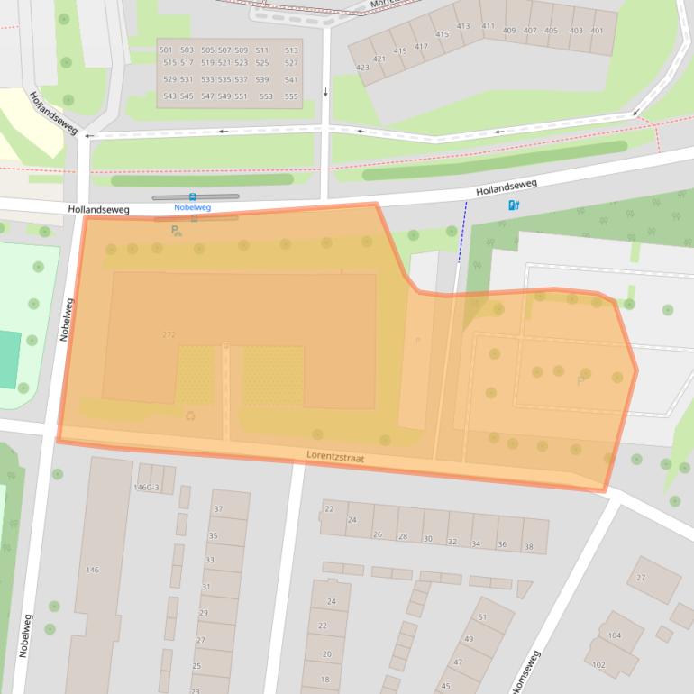 Kaart van postcodegebied 6706KX.