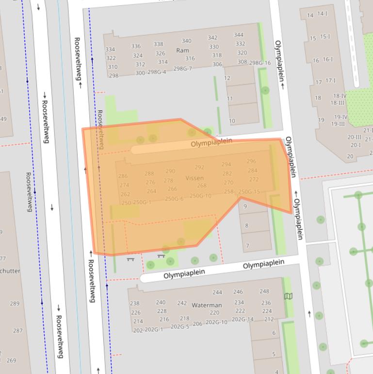 Kaart van postcodegebied 6707GT.