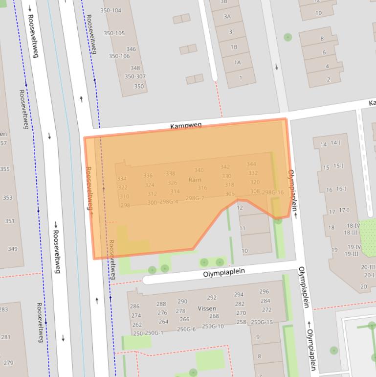 Kaart van postcodegebied 6707GV.