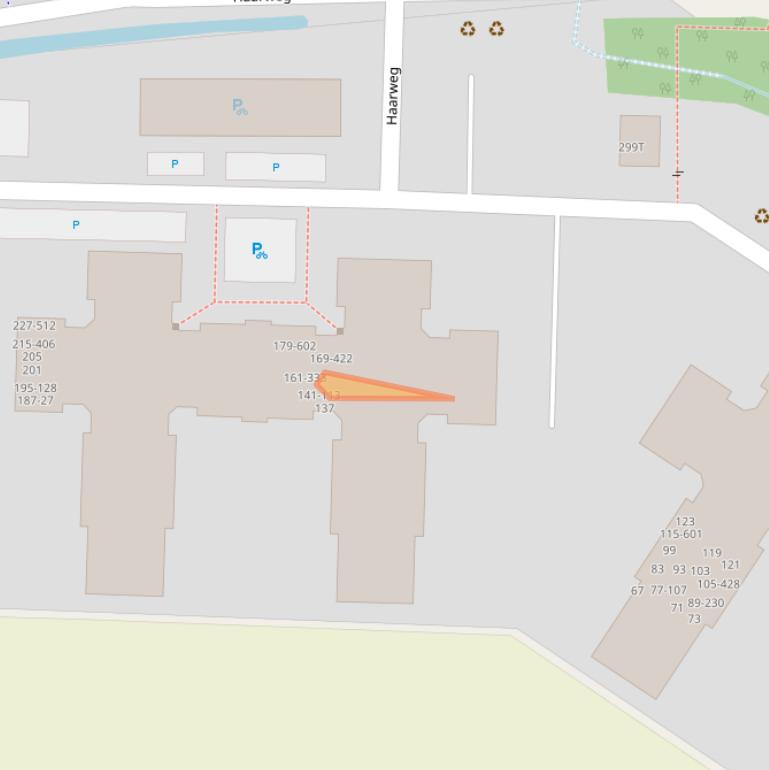 Kaart van postcodegebied 6709RC.