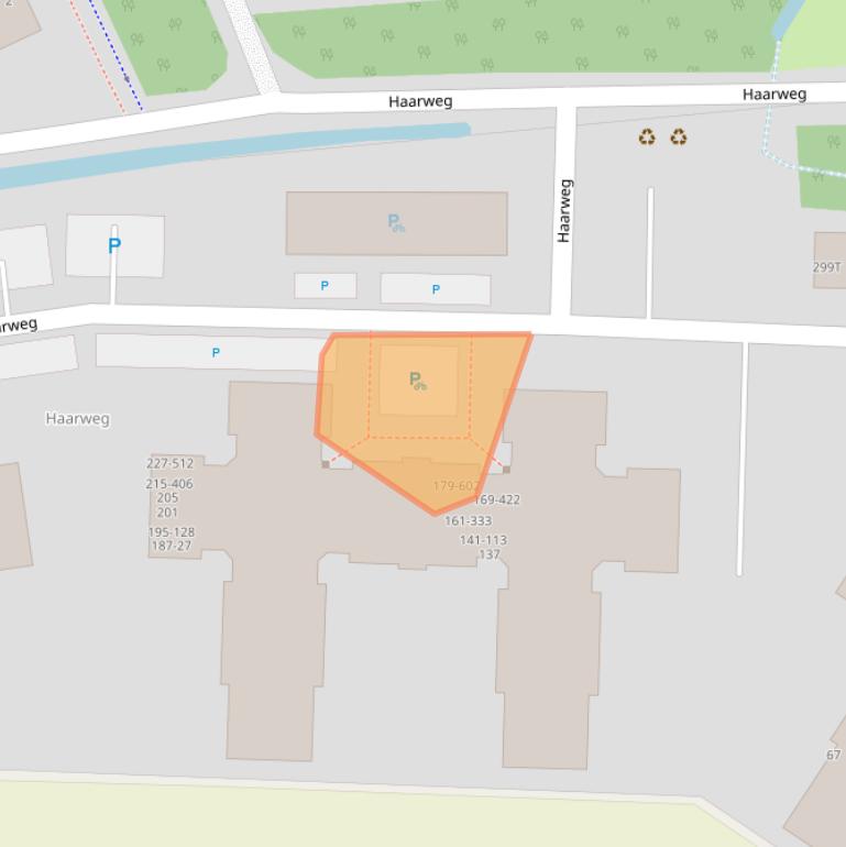 Kaart van postcodegebied 6709RG.