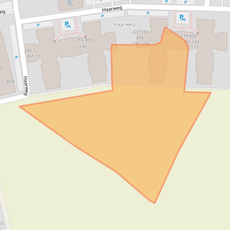 Kaart van postcodegebied 6709RH.