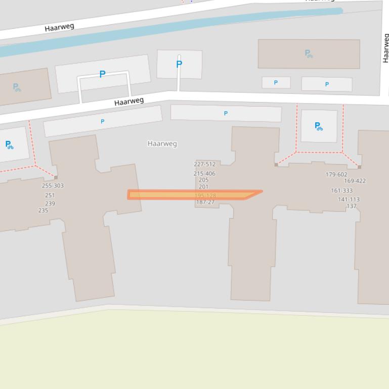 Kaart van postcodegebied 6709RJ.