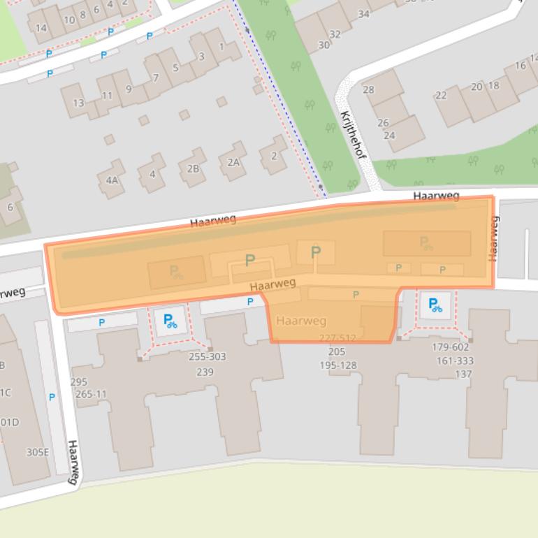 Kaart van postcodegebied 6709RN.