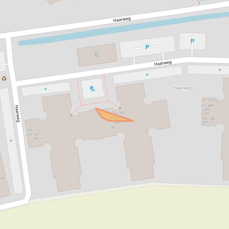 Kaart van postcodegebied 6709RS.