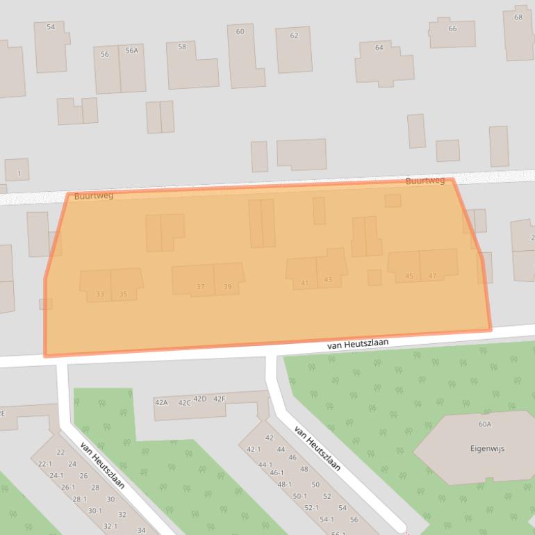 Kaart van postcodegebied 6711KL.