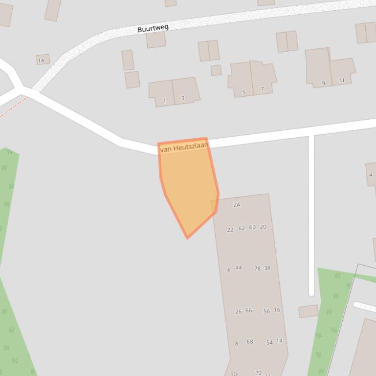 Kaart van postcodegebied 6711LC.