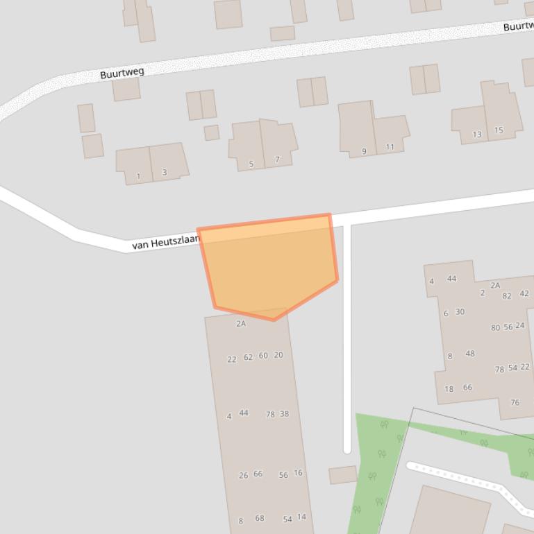 Kaart van postcodegebied 6711LD.