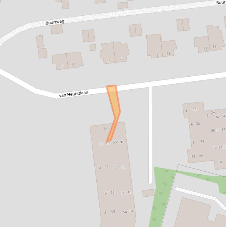 Kaart van postcodegebied 6711LG.