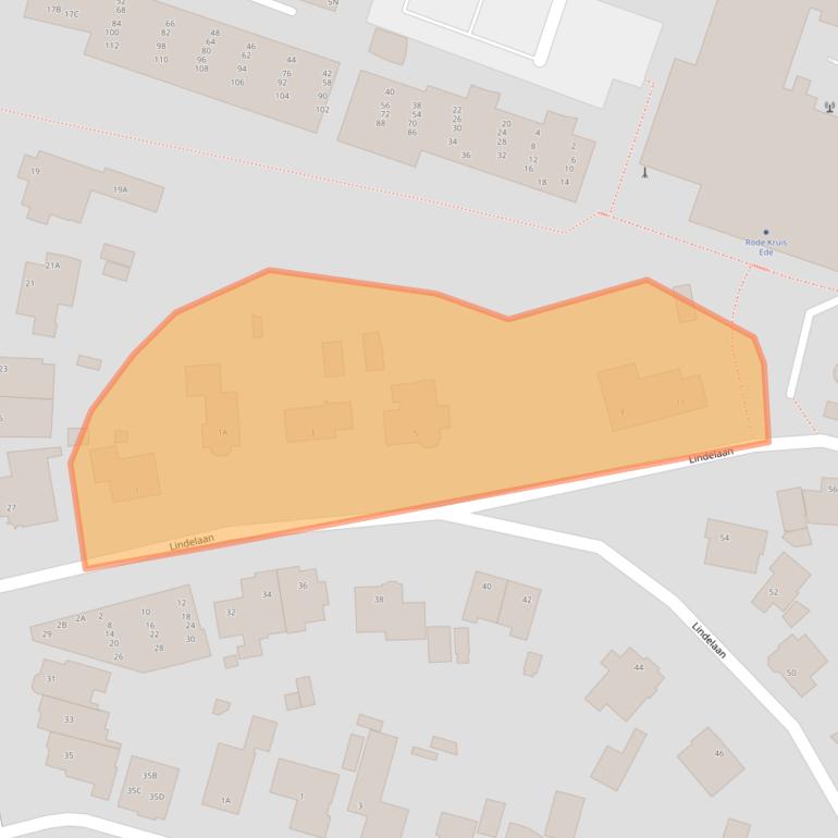 Kaart van postcodegebied 6711MS.