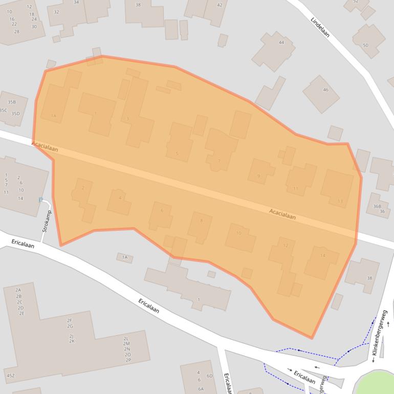 Kaart van postcodegebied 6711MX.