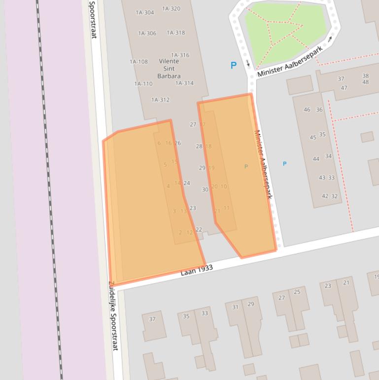 Kaart van postcodegebied 6711NV.