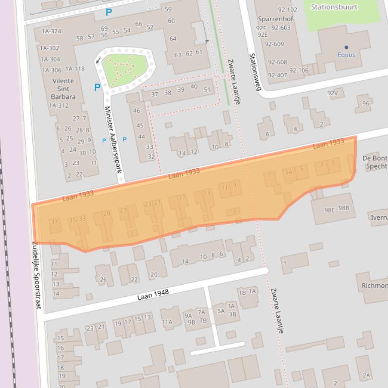 Kaart van postcodegebied 6711NX.
