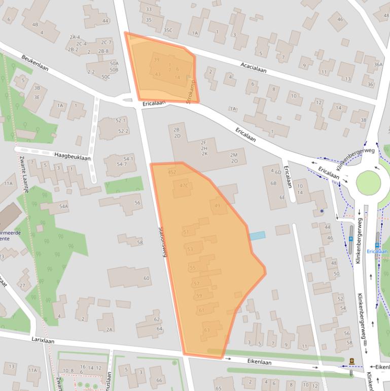 Kaart van postcodegebied 6711PK.