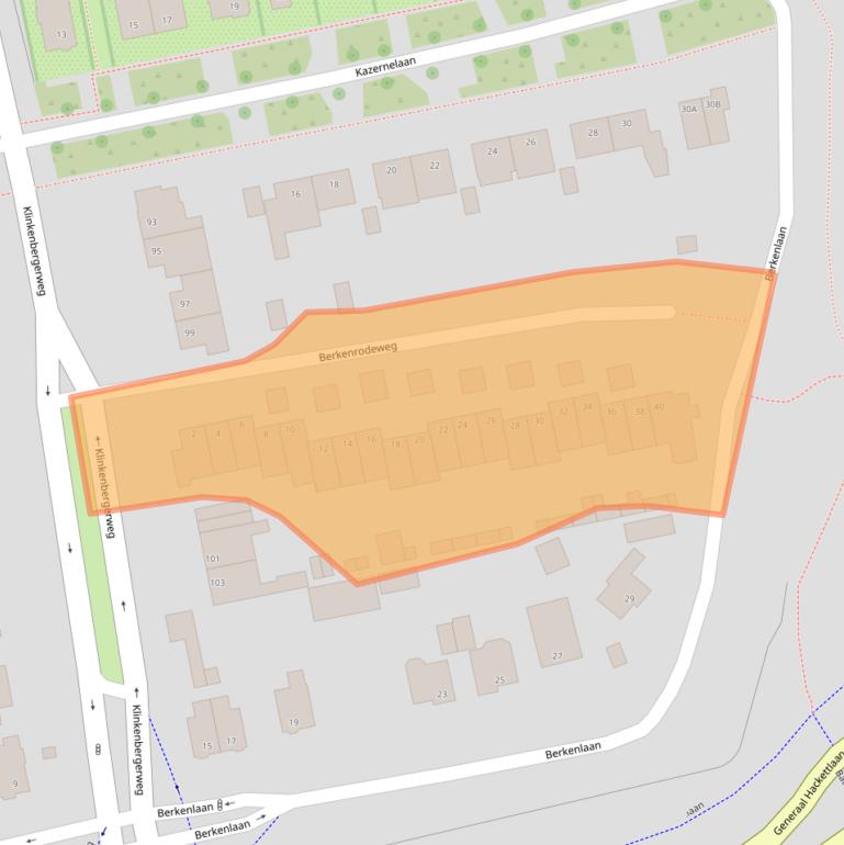 Kaart van postcodegebied 6711RP.