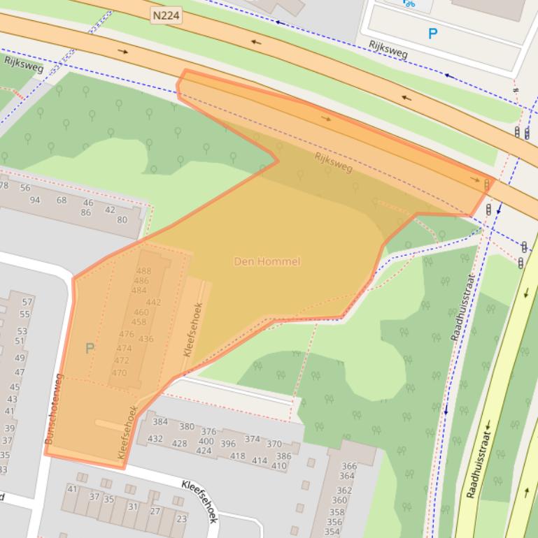 Kaart van postcodegebied 6711SN.