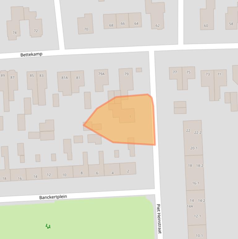 Kaart van postcodegebied 6712EP.