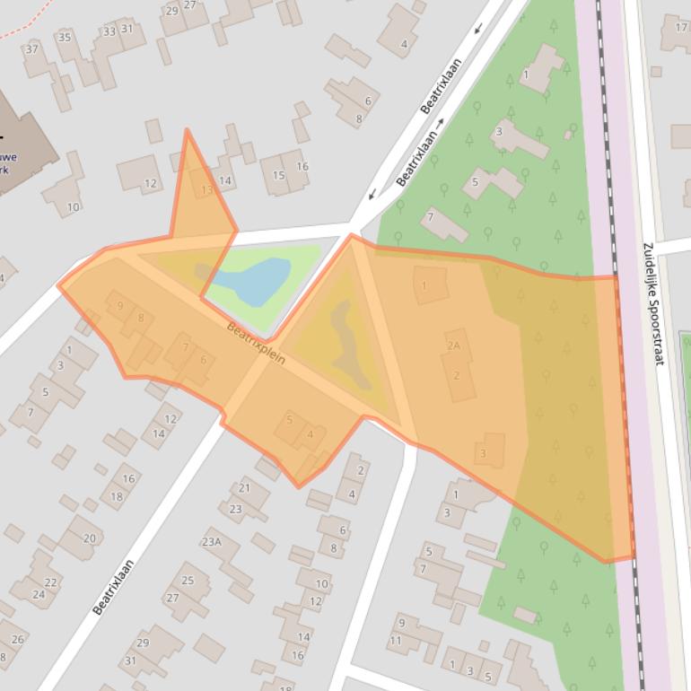 Kaart van postcodegebied 6713PV.