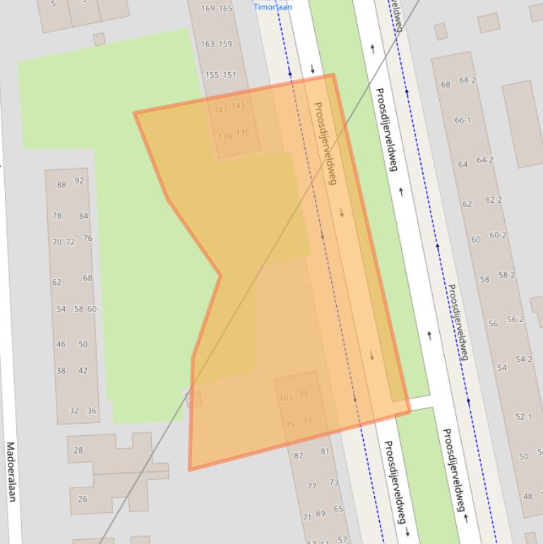Kaart van postcodegebied 6714AB.