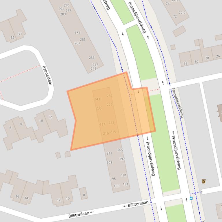 Kaart van postcodegebied 6714AE.