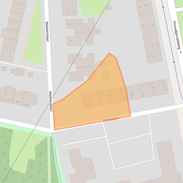 Kaart van postcodegebied 6714AS.