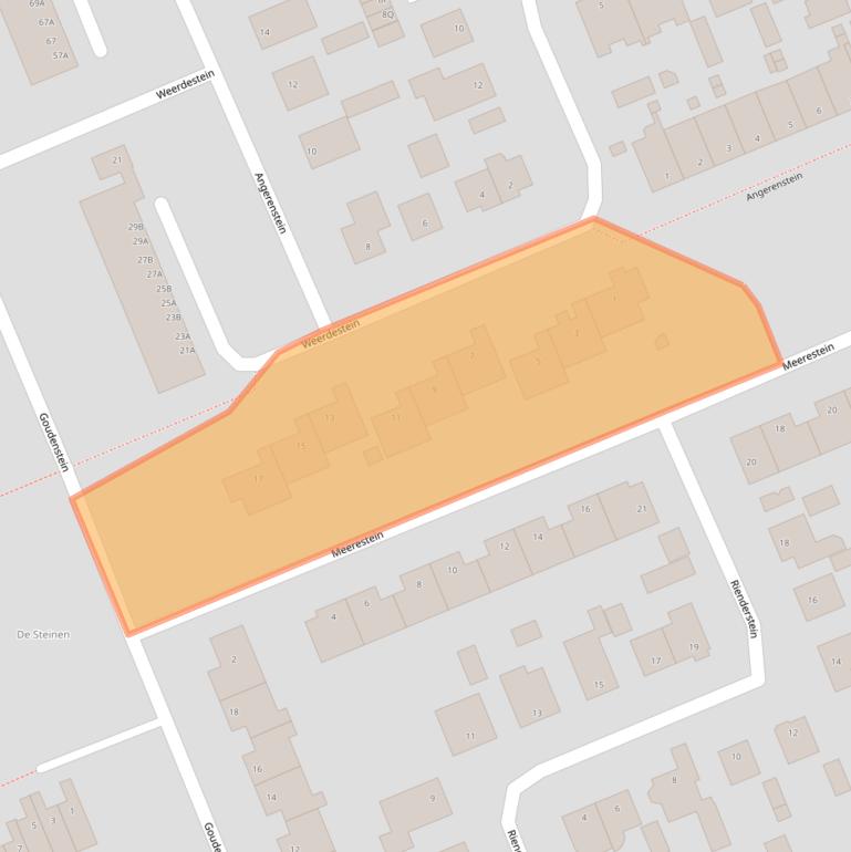 Kaart van postcodegebied 6714CH.