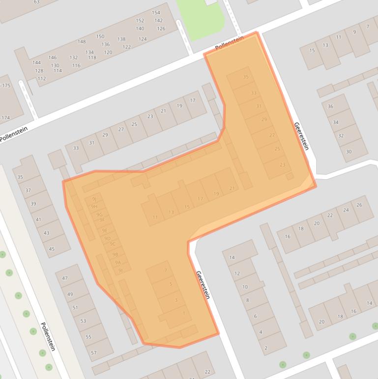 Kaart van postcodegebied 6714DK.