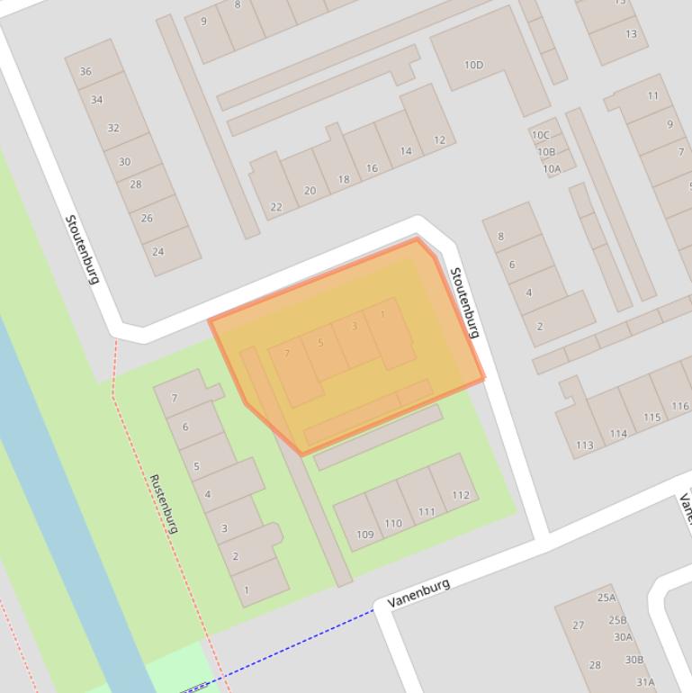 Kaart van postcodegebied 6714HN.