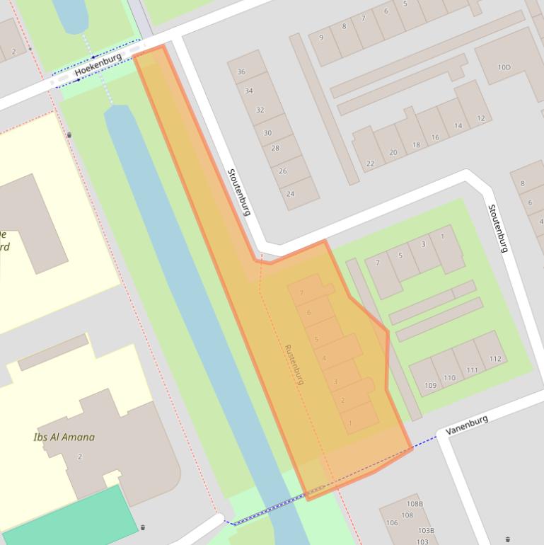 Kaart van postcodegebied 6714HR.