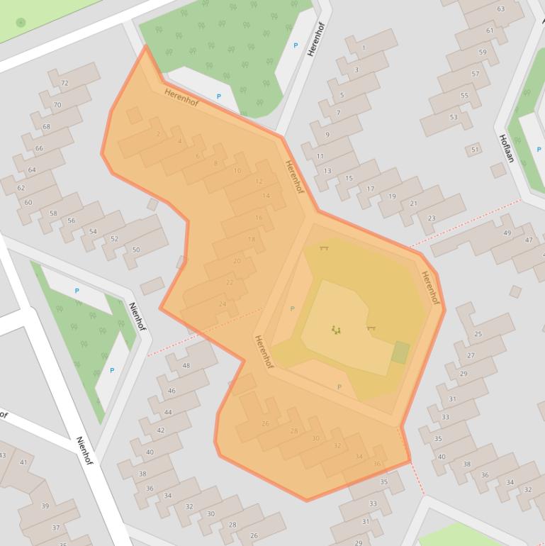 Kaart van postcodegebied 6715AS.