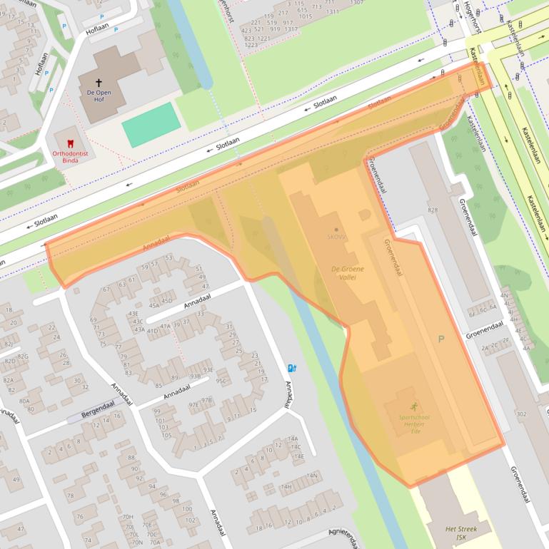 Kaart van postcodegebied 6715BA.