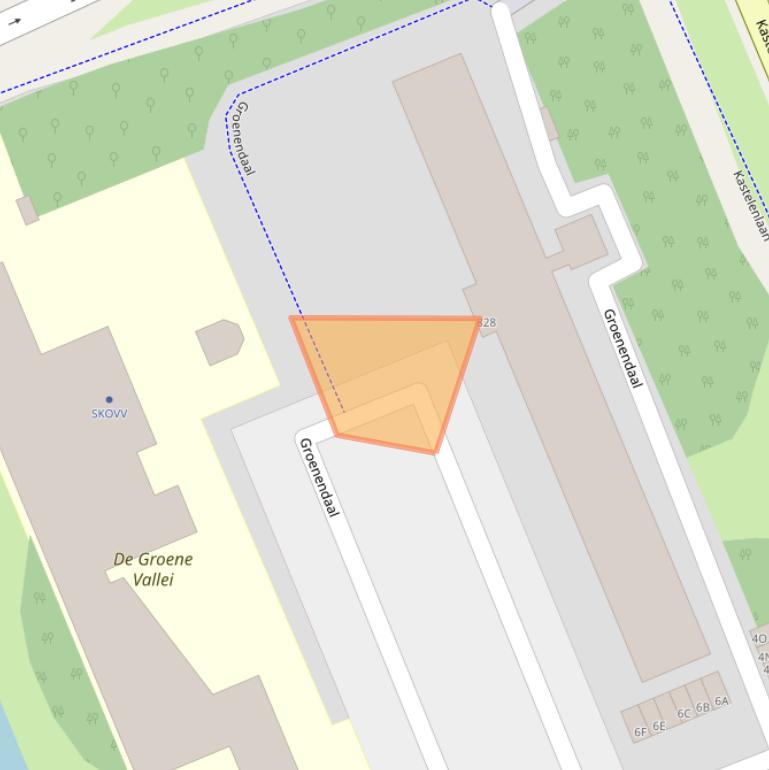 Kaart van postcodegebied 6715BL.