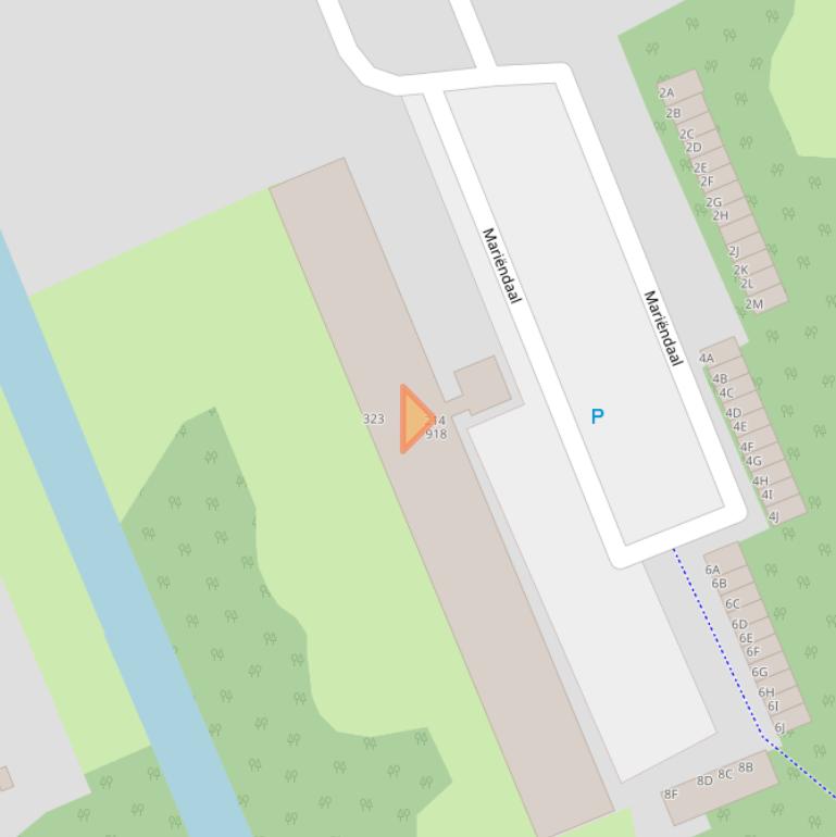 Kaart van postcodegebied 6715CM.