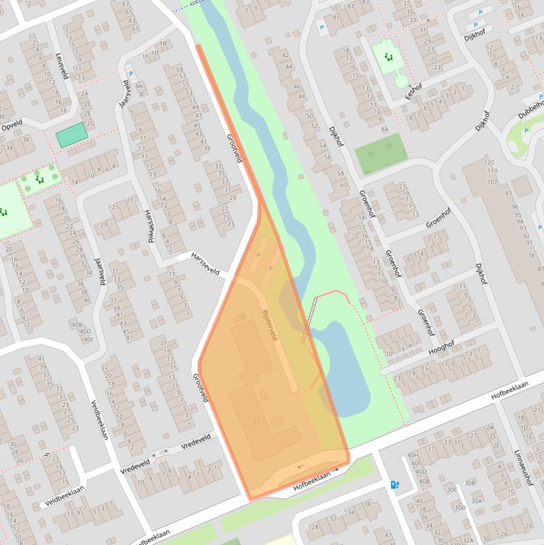 Kaart van postcodegebied 6715GM.