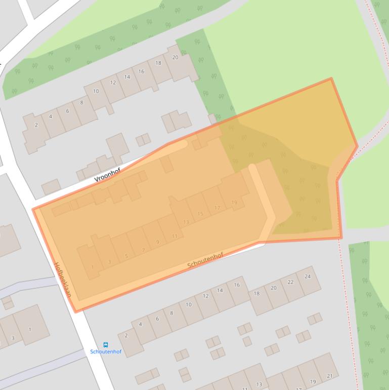 Kaart van postcodegebied 6715LT.