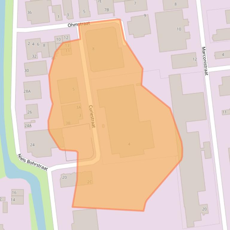 Kaart van postcodegebied 6716AR.