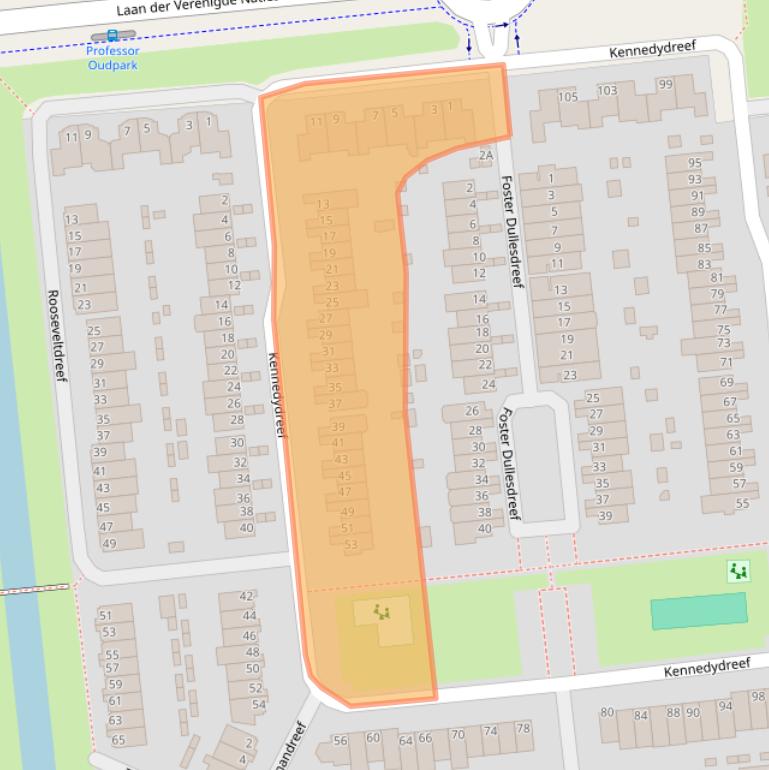 Kaart van postcodegebied 6716CE.