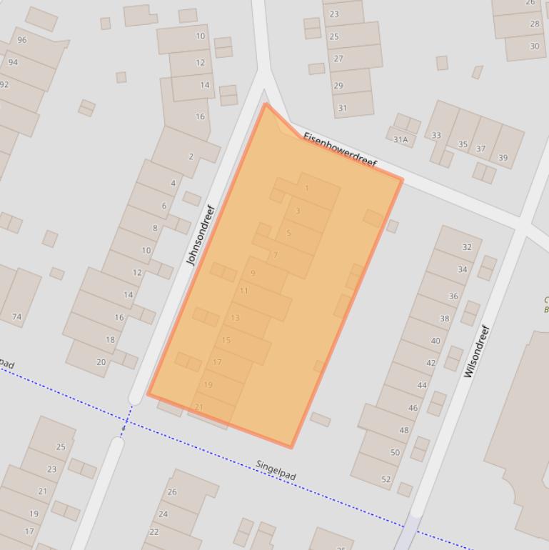 Kaart van postcodegebied 6716DC.