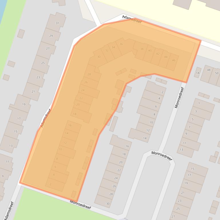 Kaart van postcodegebied 6716MC.