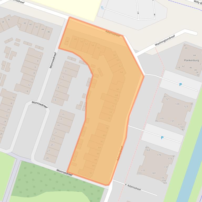 Kaart van postcodegebied 6716MD.